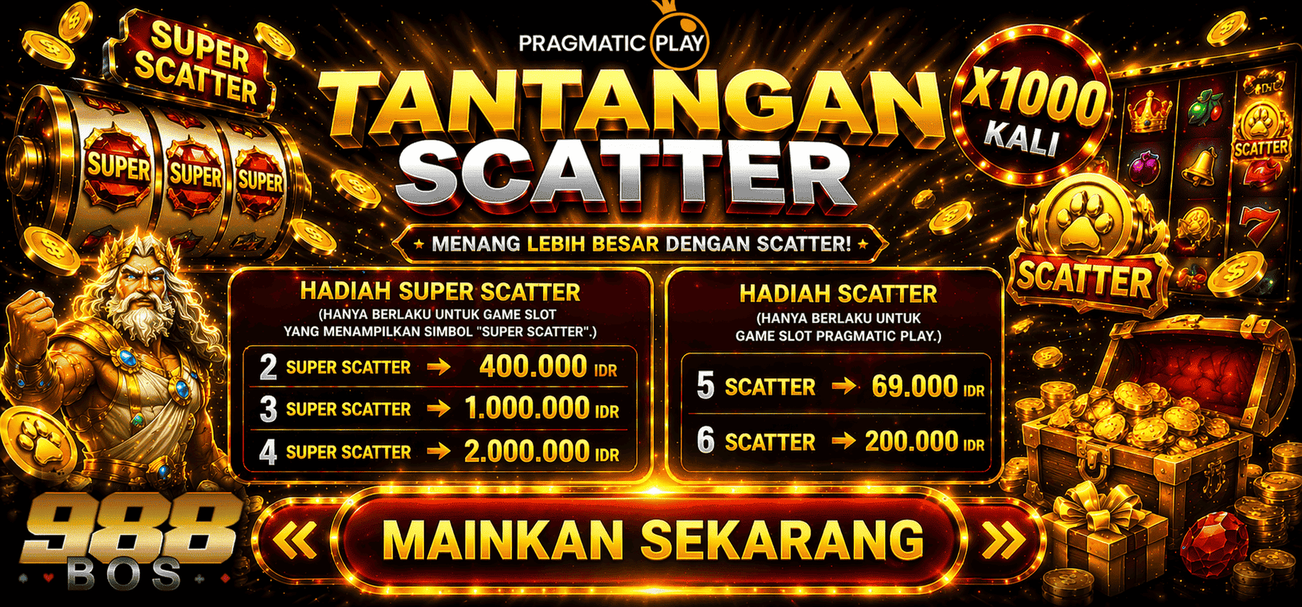 Pragmatic Play Scatter Bonus